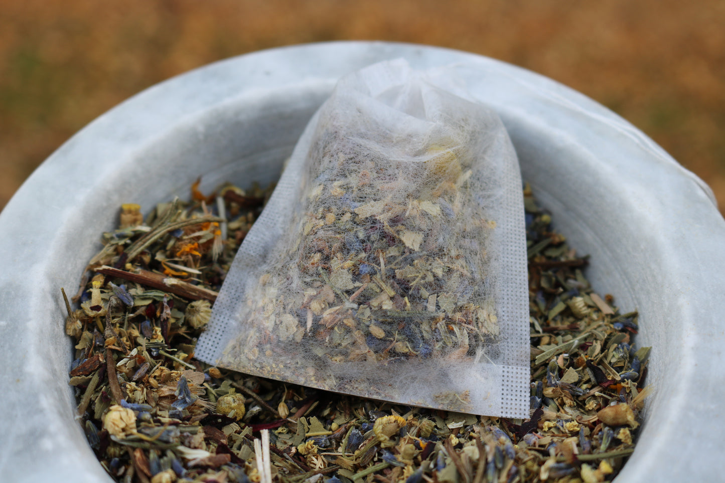 herbal tea bath bombs