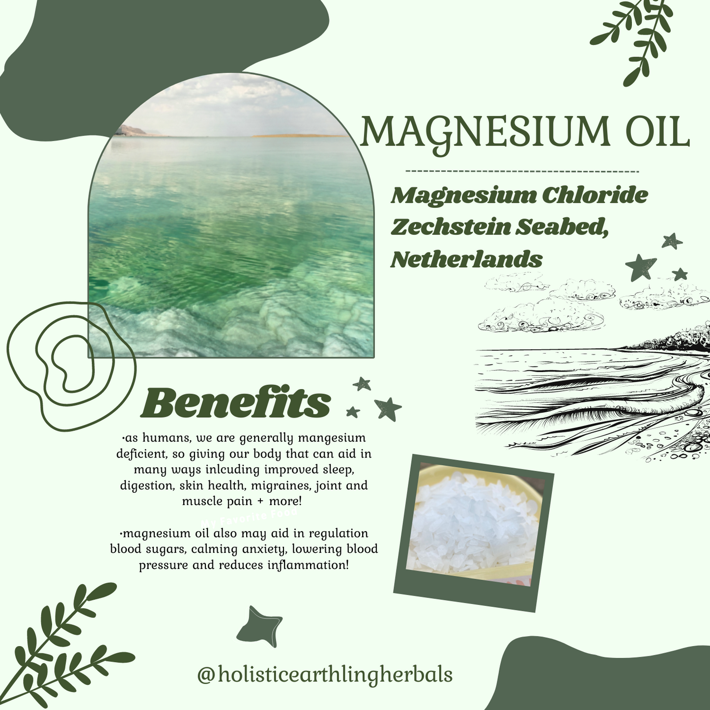 herbal magnesium oil spray